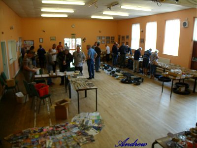 Inside the village hall