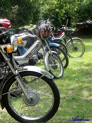 The bikes parked at the Maybush