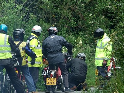 A stop for adjustments