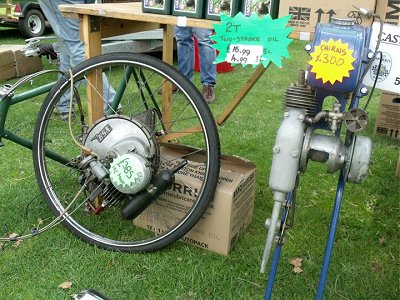 BSA Winged Wheel and Cairns Mocyc