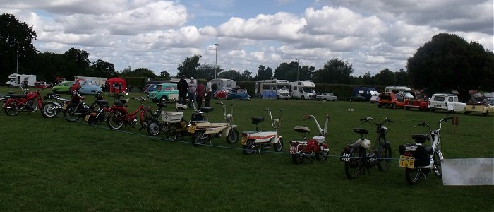 The moped line-up