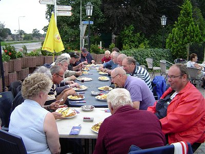 Evening meal at Uffelte