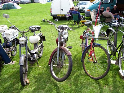 Motobi, Phillips Panda Plus and Post Office bicycle
