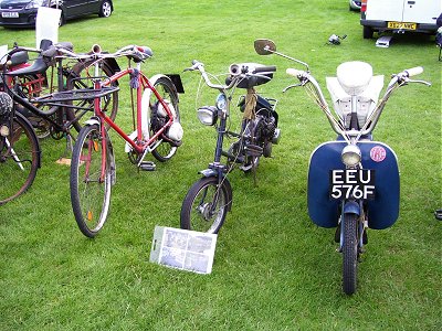 Cyclemaster, Clark Scamp and Raleigh Wisp
