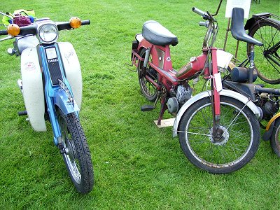 Yamaha and Mobylette