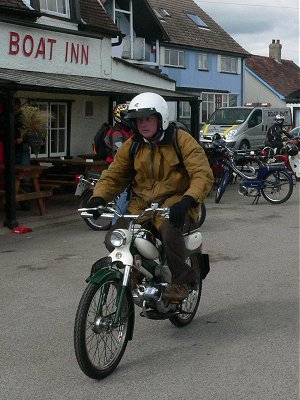 Leaving the Ferry Boat Inn