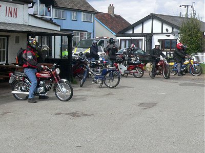 Leaving the Ferry Boat Inn