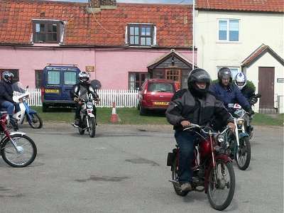 Leaving the Ferry Boat Inn