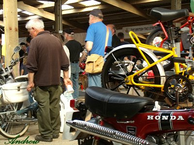 Visitors on the stand