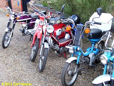 FS1-E, Honda Cub, Mobylete 7, Yamaha QT50