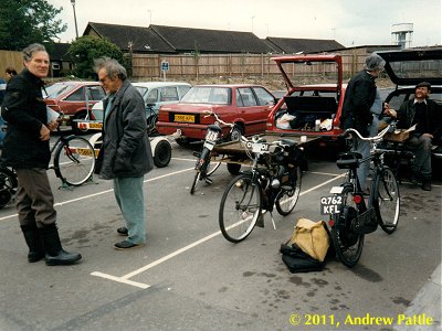 Maurice and Stan on the left, while Doug talks to Chris at the back