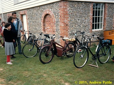 Bikes beside the Boby Building