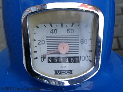 Odometer reading before the Alternatieve Elfstedentocht