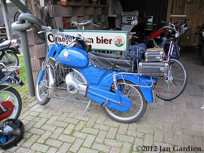 Jan's Zündapp at the Alternatieve Elfstedentocht