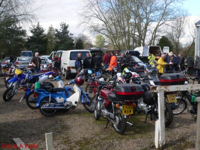 The bikes at Bromeswell