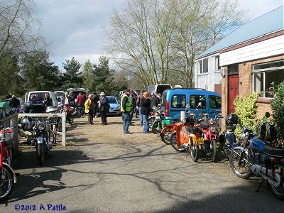 The bikes at Bromeswell