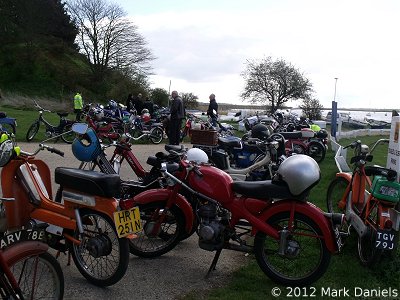 The bikes at Ramsholt