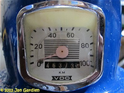 Odometer reading