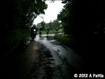 Weaving through standing water