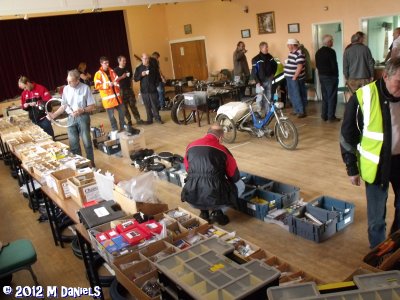 Inside the village hall