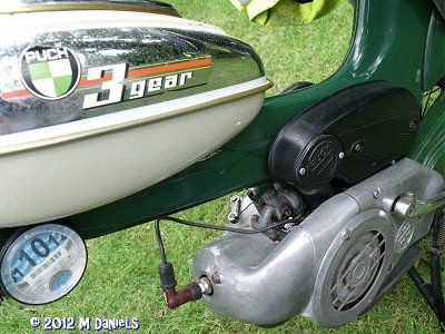 Fan-cooled Puch engine