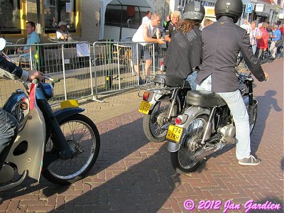 More riders arriving