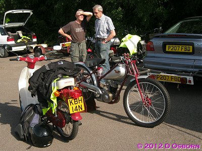 Honda Cub and James Superlux