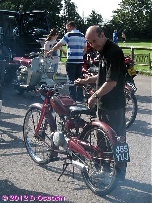 Test run of the Moto Guzzi