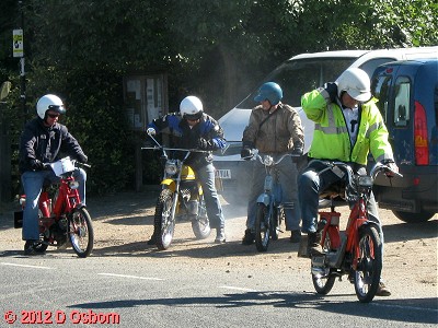 Getting ready to leave Cardington