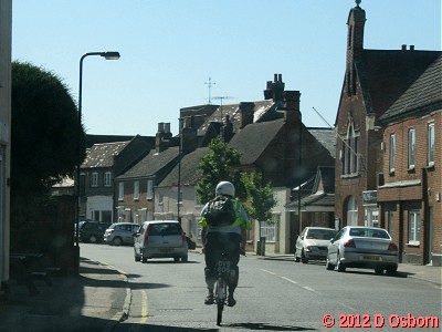 Lone cyclemotorist