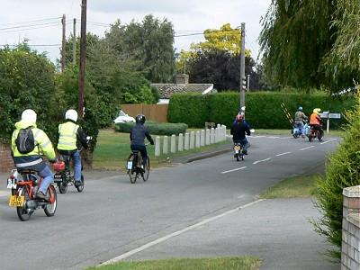 Leaving Bucklesham Village Hall