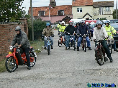 Leaving the Ferry Boat Inn