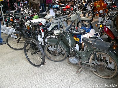 A James tricycle and a Garelli were among the day's acquisitions