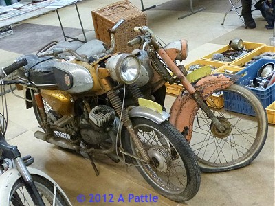 Pair of sports mopeds at Heerhugowaard
