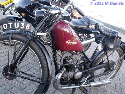 Norman autocycle at Shotley