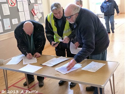 Inside Bromeswell Village Hall