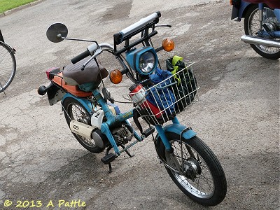 Honda Express at the Rising Sun