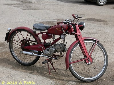 Guzzi at the Rising Sun