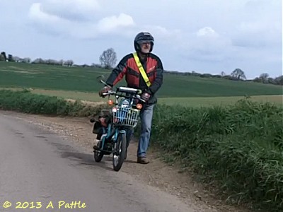 Honda Express on the Nasty Run
