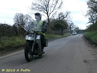 Velocette on the Nasty Run