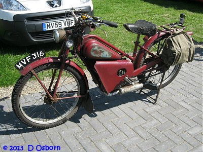 James autocycle at Poplar Nurseries