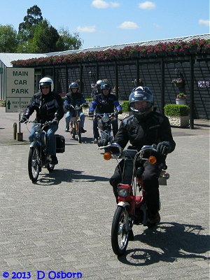 Setting off on the ride