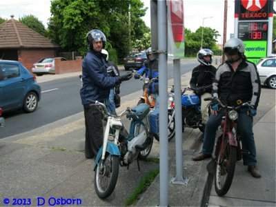 A stop for petrol