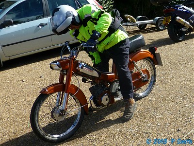 Leaving Cardington Village Hall