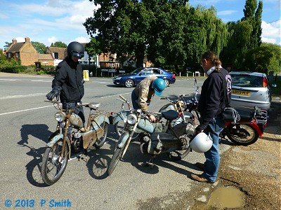 Leaving Cardington Village Hall