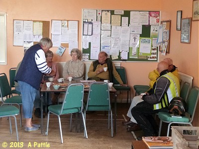 Inside Bucklesham Village Hall