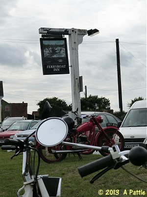 Outside the Ferry Boat Inn