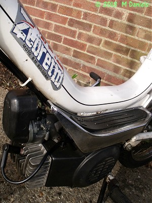 BM Zebretta outside Bucklesham Village Hall