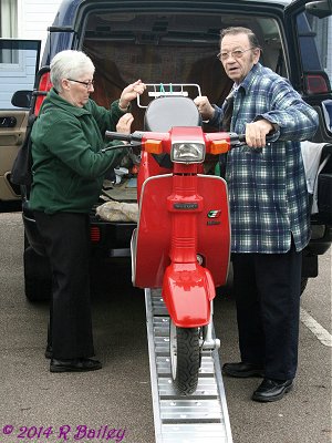 Harvey unloads the Suzuki