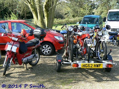 Outside the hall at the Radar Run